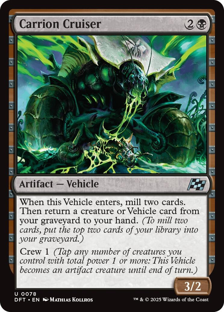 Image for Carrion Cruiser (78) [Aetherdrift] - Magic: The Gathering