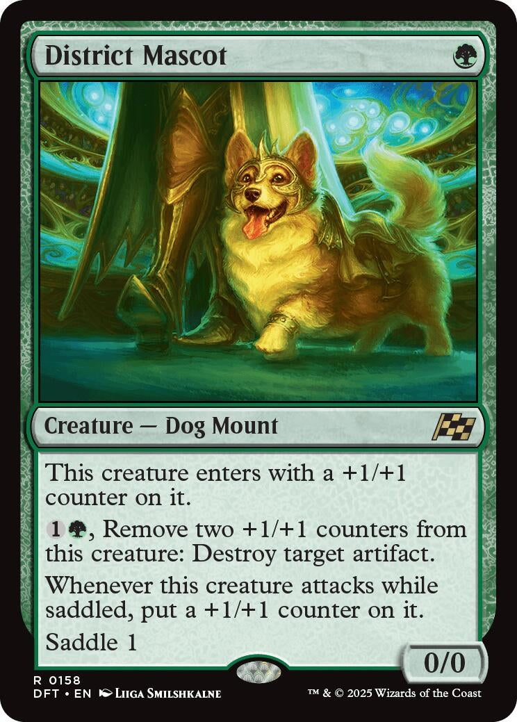 Image for District Mascot (158) [Aetherdrift] - Magic: The Gathering