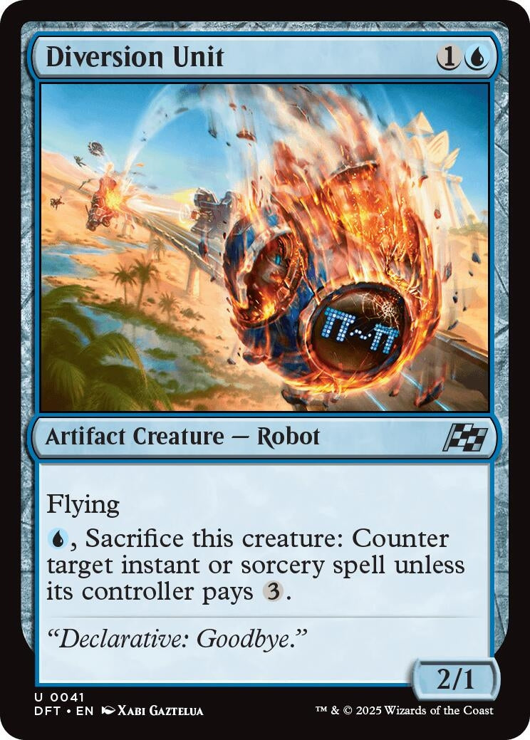 Image for Diversion Unit (41) [Aetherdrift] - Magic: The Gathering