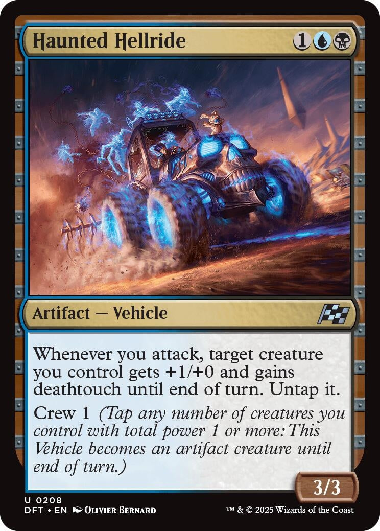 Image for Haunted Hellride (208) [Aetherdrift] - Magic: The Gathering