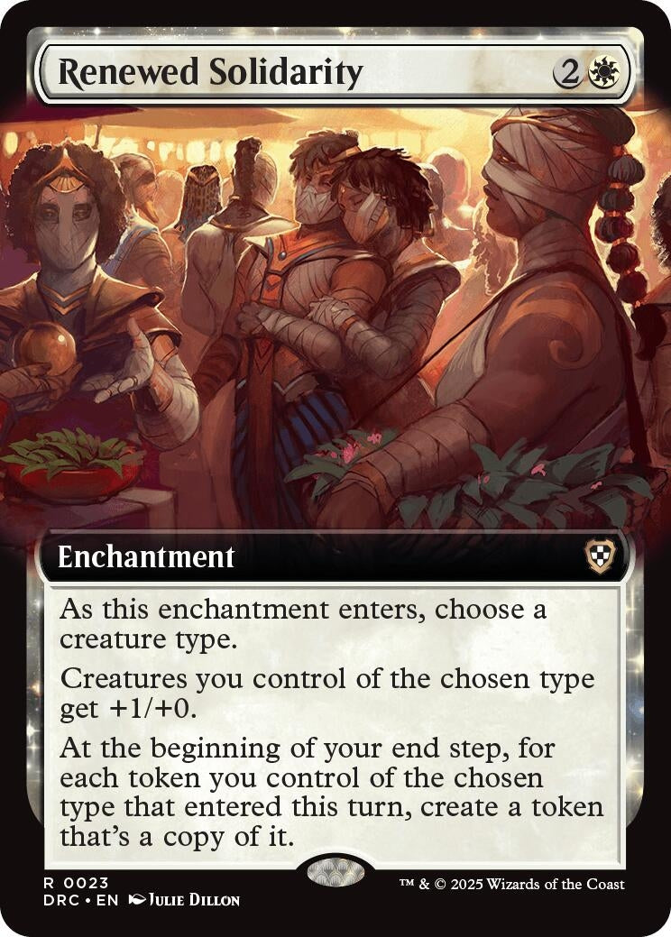 Image for Renewed Solidarity (Extended Art) (23) [Aetherdrift] - Magic: The Gathering