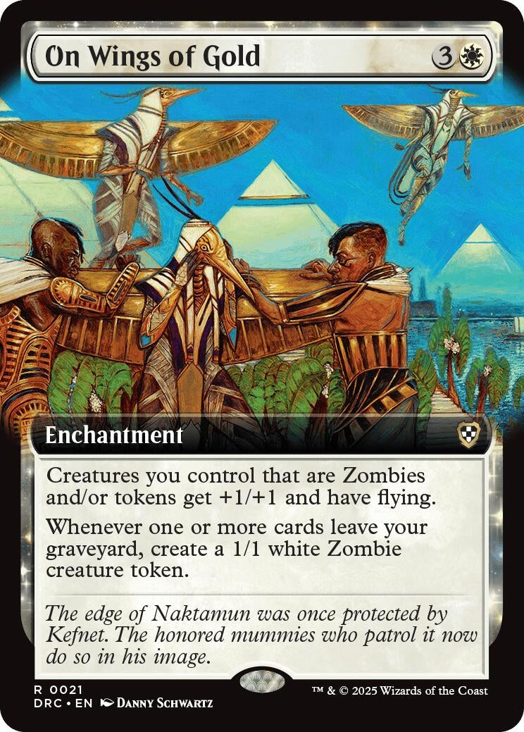 Image for On Wings of Gold (Extended Art) (21) [Aetherdrift] - Magic: The Gathering