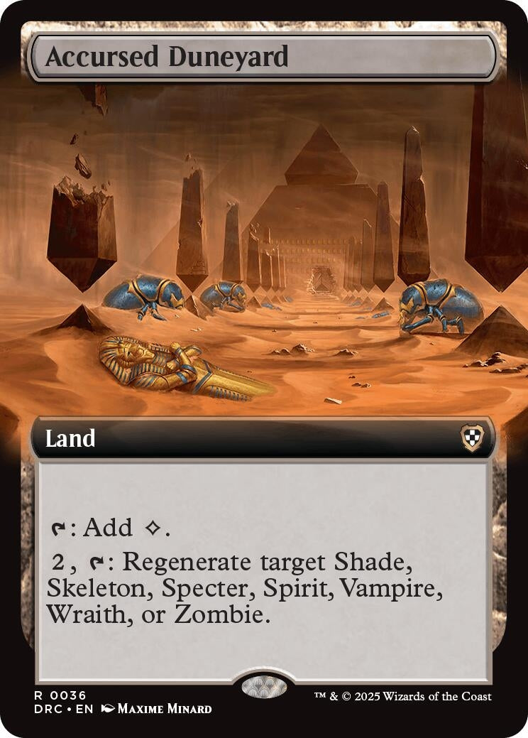 Image for Accursed Duneyard (Extended Art) (36) [Aetherdrift] - Magic: The Gathering