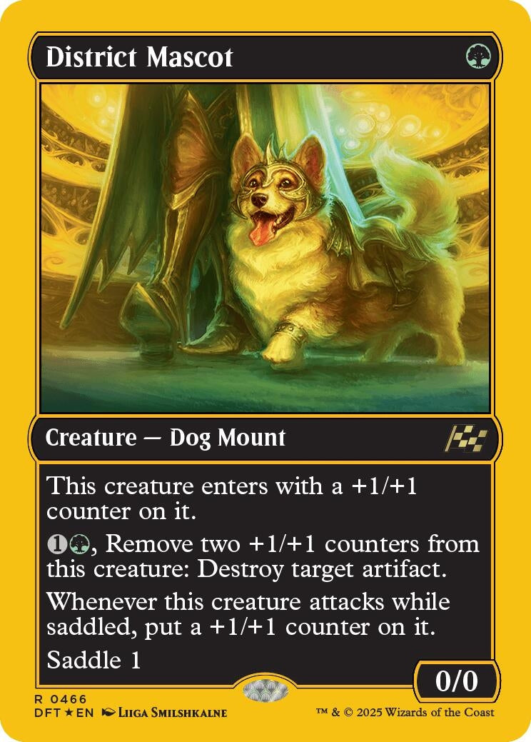 Image for District Mascot (First-Place Foil) (466) [Aetherdrift] - Magic: The Gathering