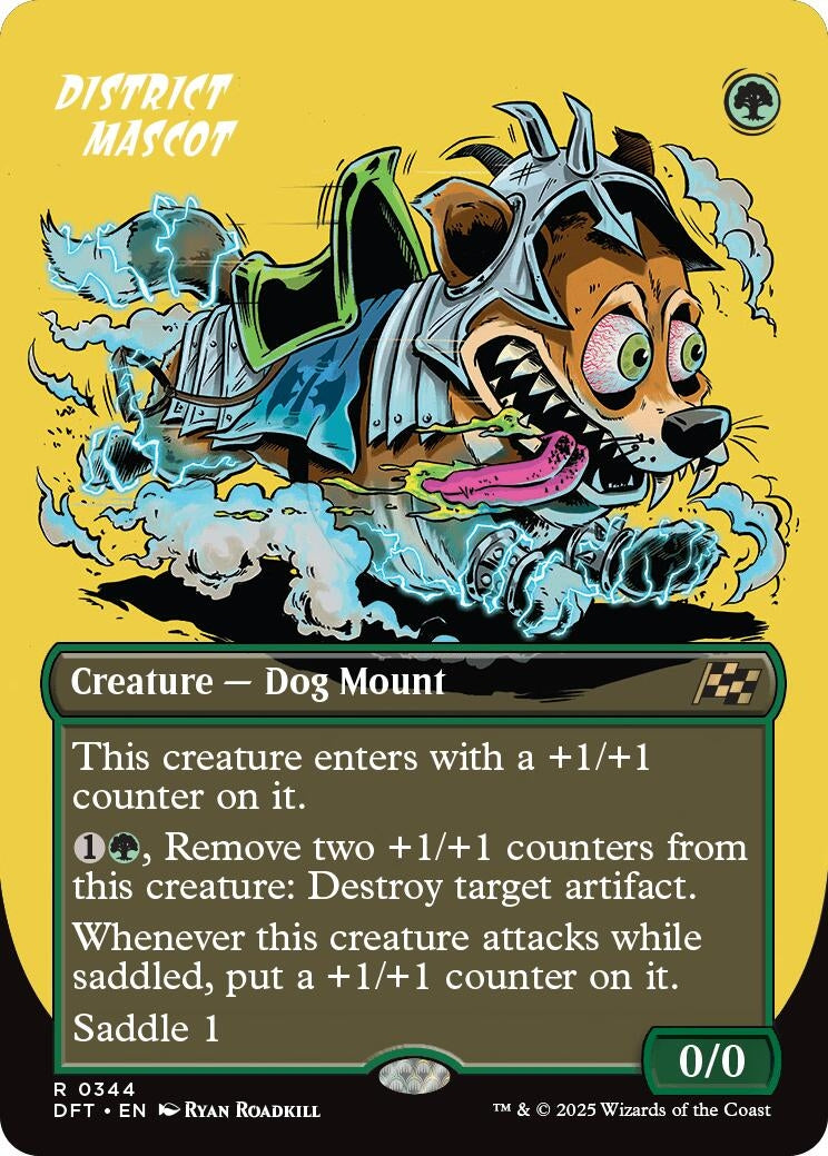 Image for District Mascot (Borderless) (344) [Aetherdrift] - Magic: The Gathering