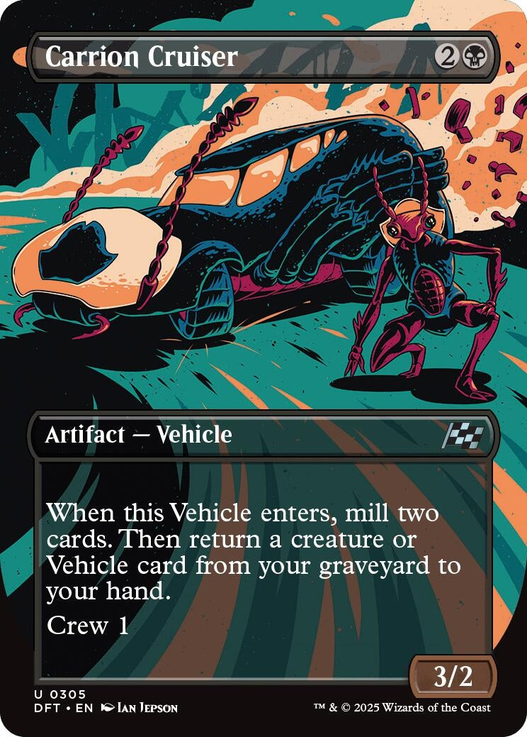 Image for Carrion Cruiser (Borderless) (305) [Aetherdrift] - Magic: The Gathering