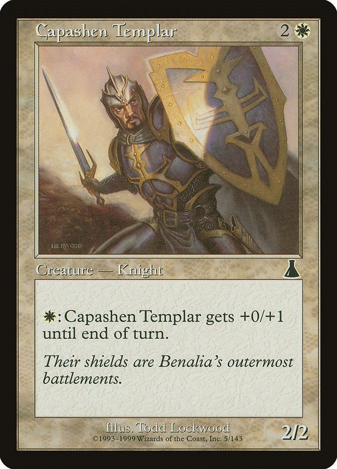 Image for Capashen Templar (5) [Urza's Destiny] - Magic: The Gathering