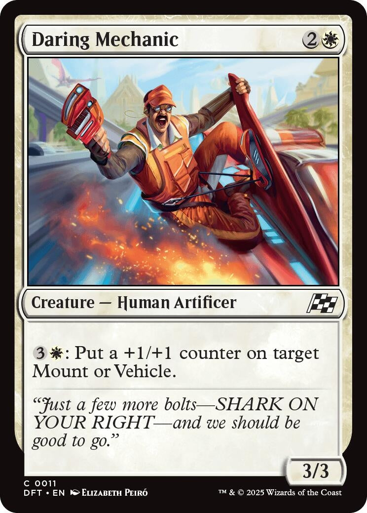 Image for Daring Mechanic (11) [Aetherdrift] - Magic: The Gathering