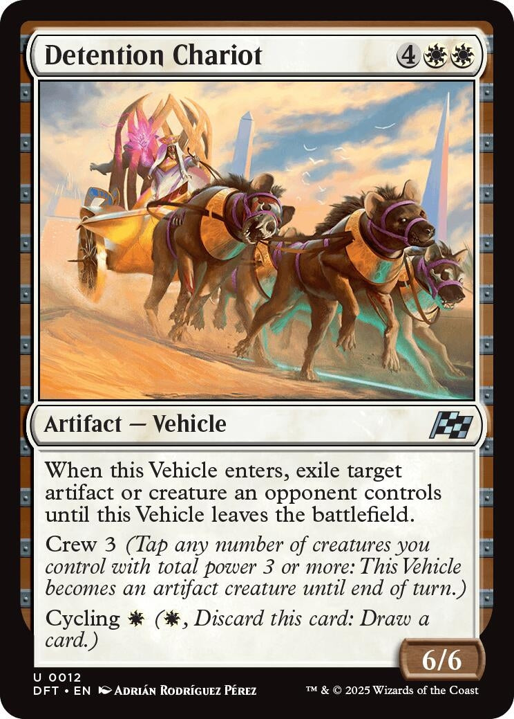 Image for Detention Chariot (12) [Aetherdrift] - Magic: The Gathering