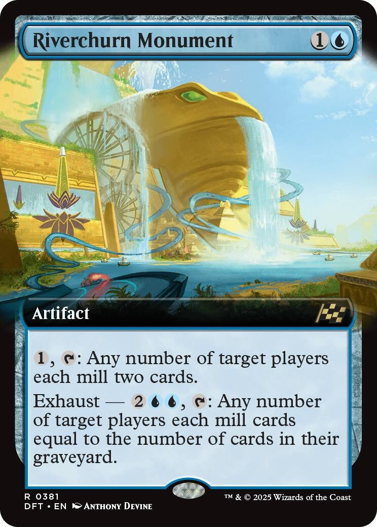 Image for Riverchurn Monument (Extended Art) (381) [Aetherdrift] - Magic: The Gathering