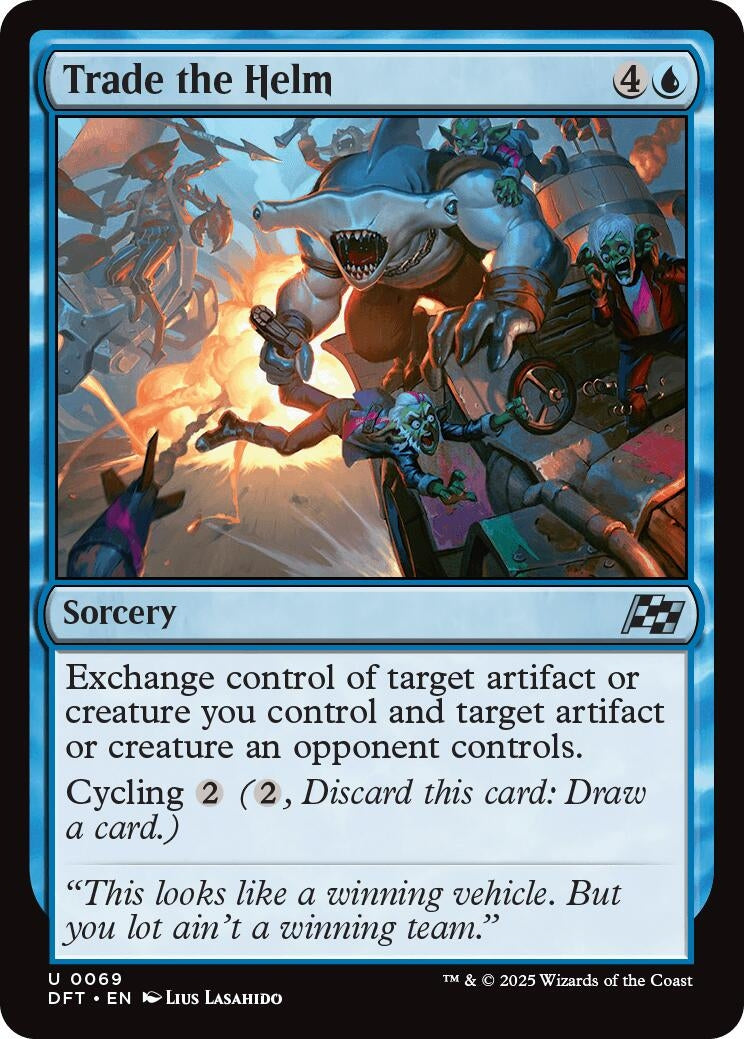 Image for Trade the Helm (69) [Aetherdrift] - Magic: The Gathering