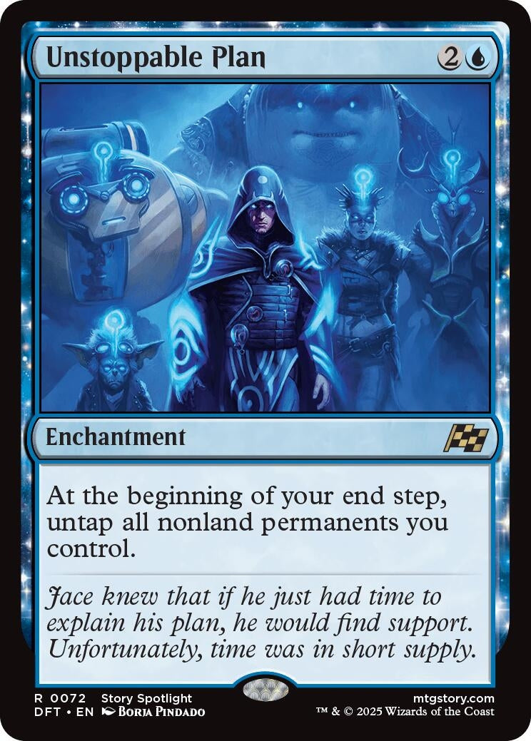 Image for Unstoppable Plan (72) [Aetherdrift] - Magic: The Gathering
