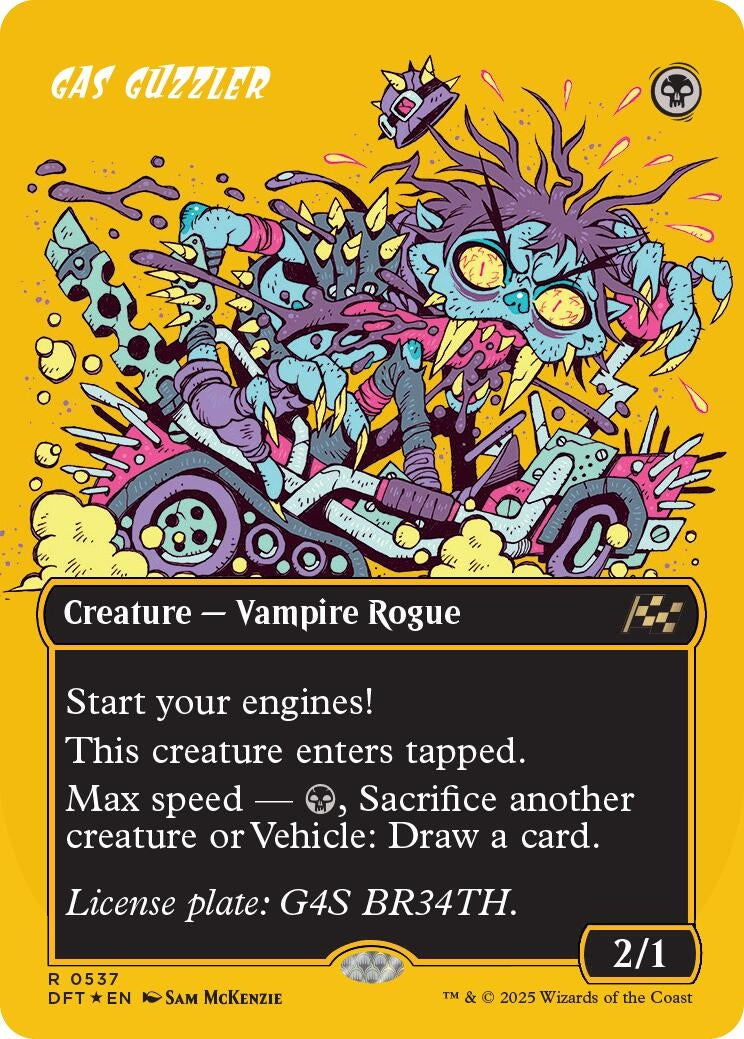 Image for Gas Guzzler (Borderless) (First-Place Foil) (537) [Aetherdrift] - Magic: The Gathering