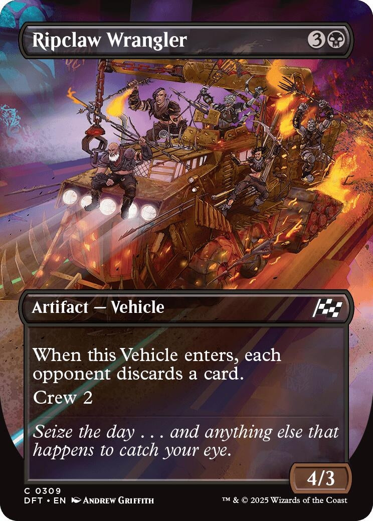 Image for Ripclaw Wrangler (Borderless) (309) [Aetherdrift] - Magic: The Gathering