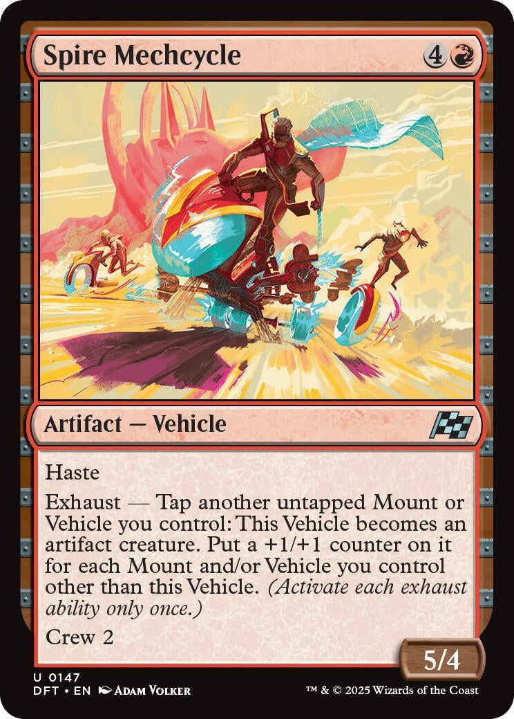 Image for Spire Mechcycle (147) [Aetherdrift] - Magic: The Gathering