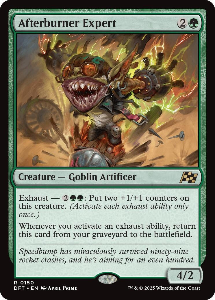 Image for Afterburner Expert (150) [Aetherdrift] - Magic: The Gathering