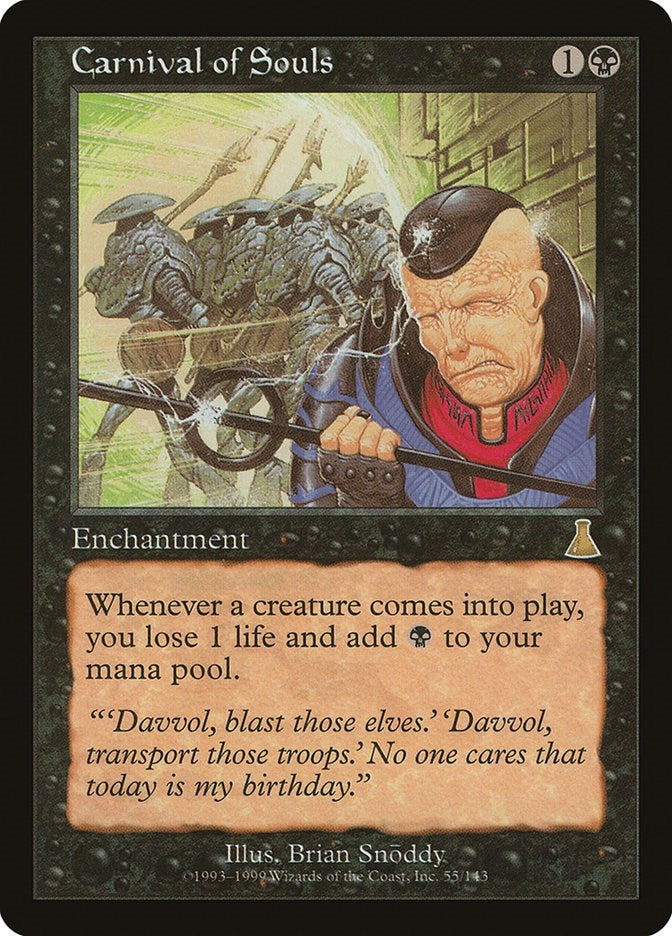 Image for Carnival of Souls (55) [Urza's Destiny] - Magic: The Gathering