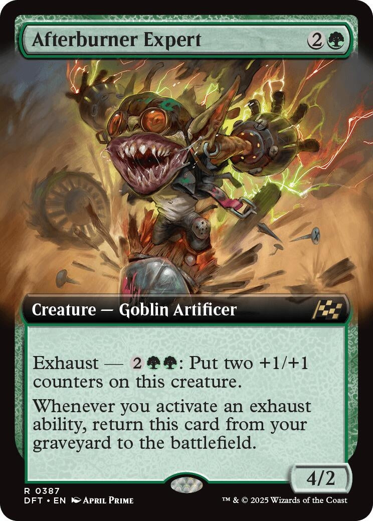 Image for Afterburner Expert (Extended Art) (387) [Aetherdrift] - Magic: The Gathering