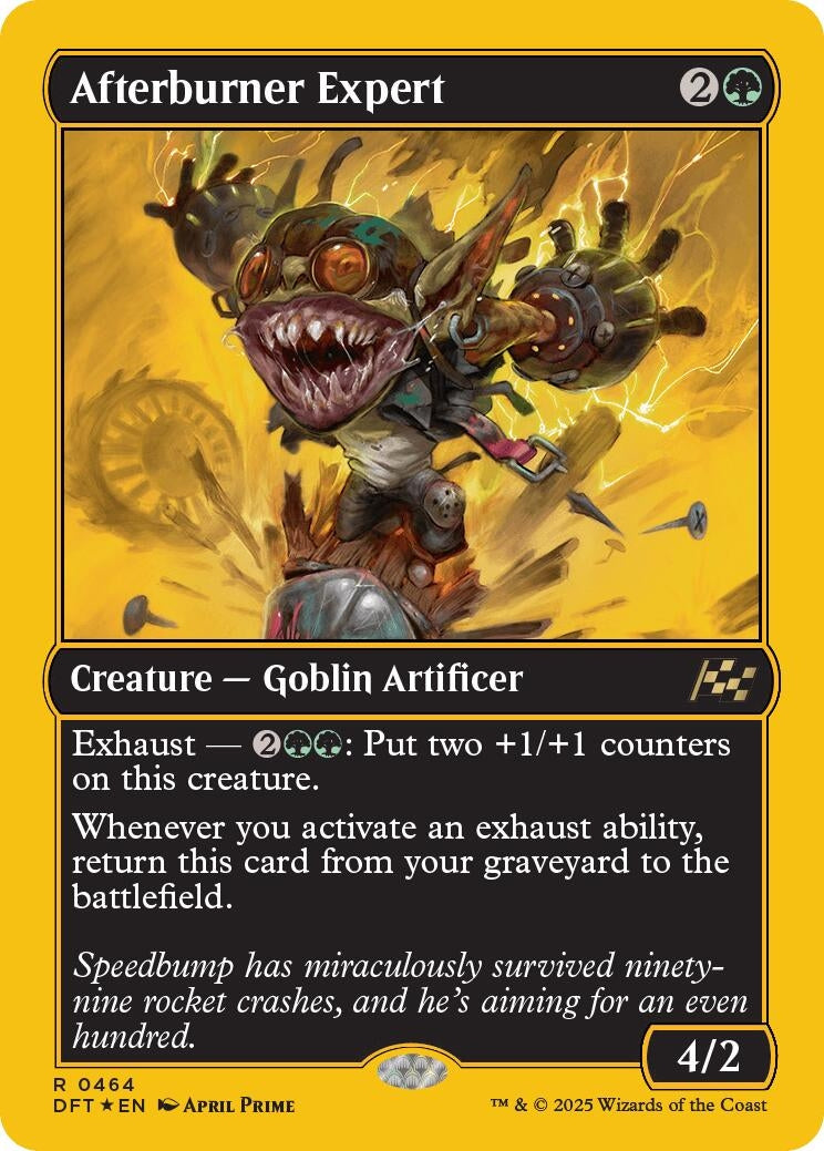 Image for Afterburner Expert (First-Place Foil) (464) [Aetherdrift] - Magic: The Gathering