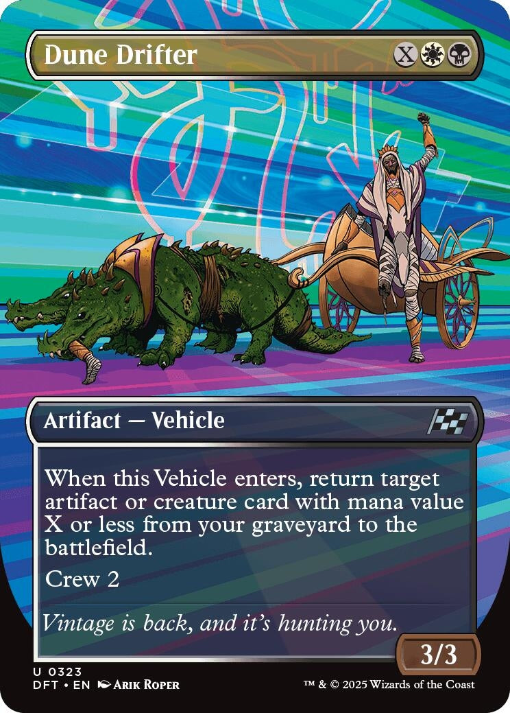 Image for Dune Drifter (Borderless) (323) [Aetherdrift] - Magic: The Gathering