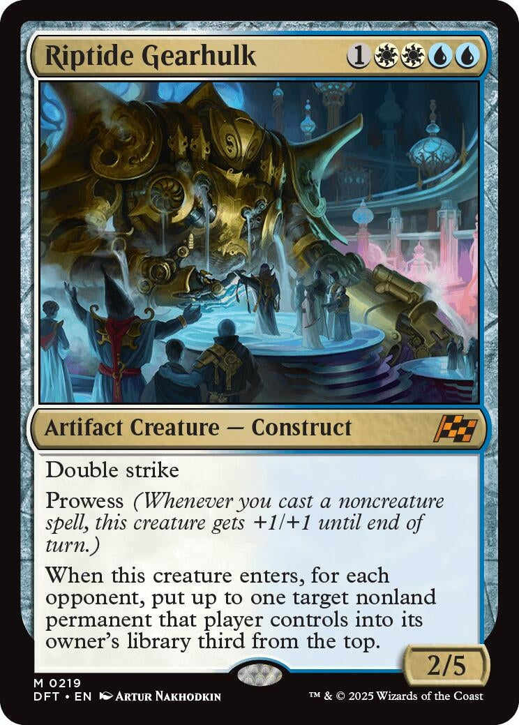Image for Riptide Gearhulk (219) [Aetherdrift] - Magic: The Gathering