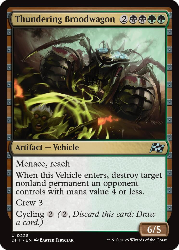 Image for Thundering Broodwagon (225) [Aetherdrift] - Magic: The Gathering