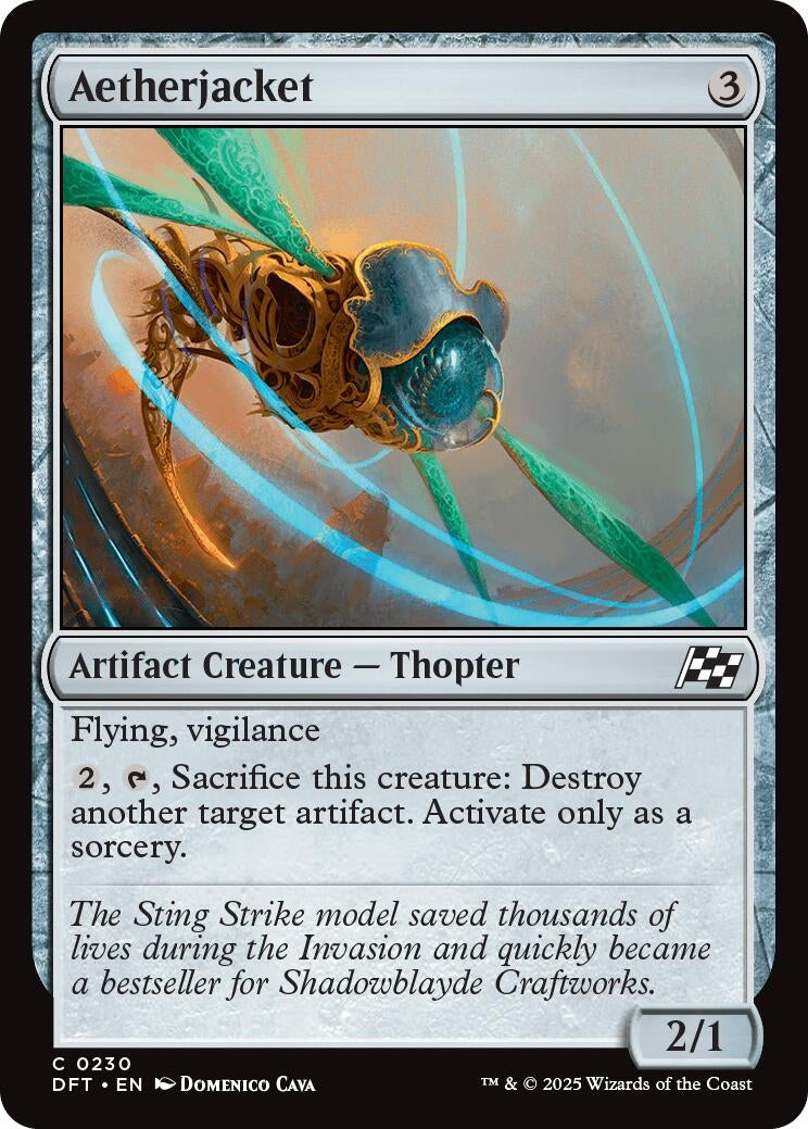 Image for Aetherjacket (230) [Aetherdrift] - Magic: The Gathering