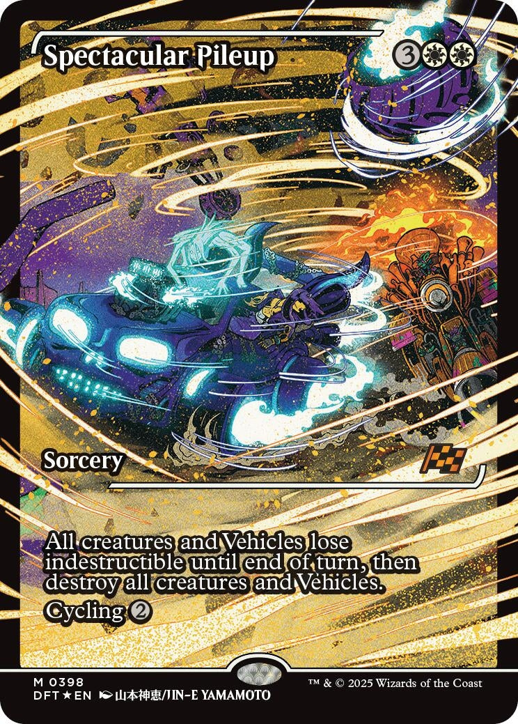 Image for Spectacular Pileup (Showcase) (398) [Aetherdrift] - Magic: The Gathering