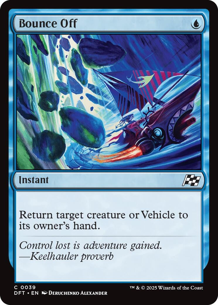 Image for Bounce Off (39) [Aetherdrift] - Magic: The Gathering