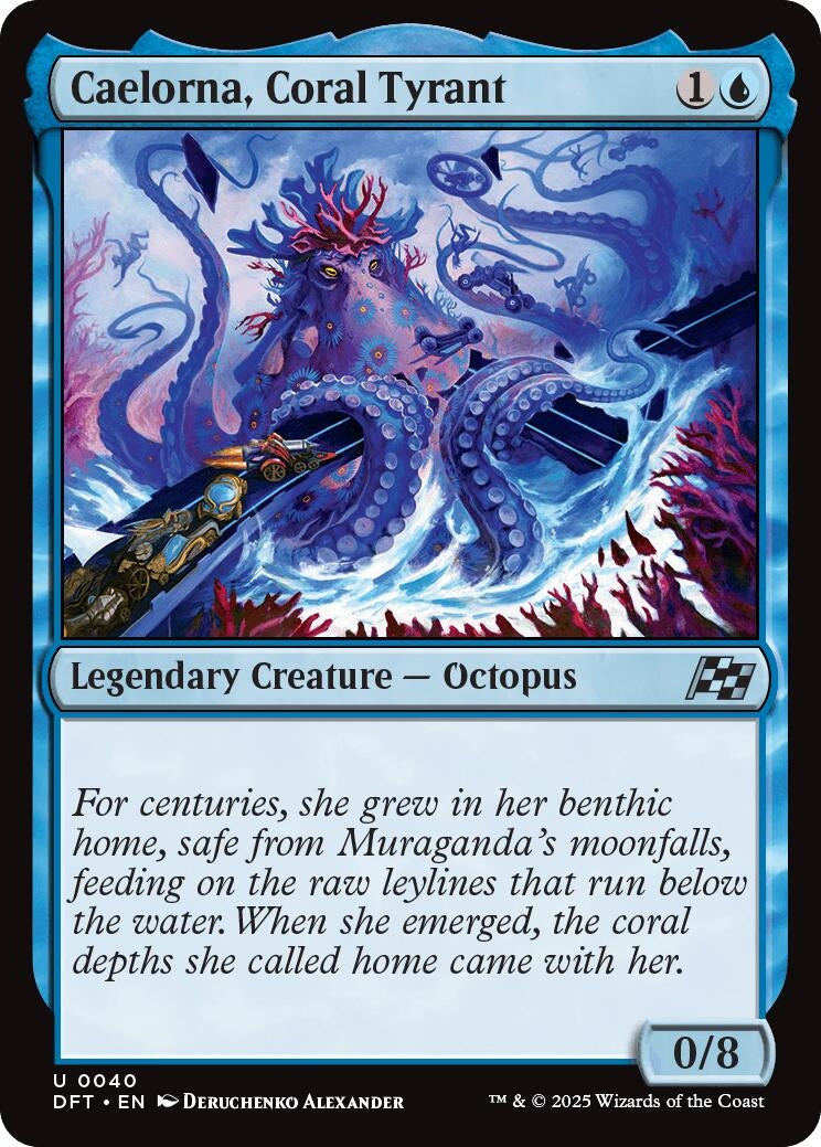 Image for Caelorna, Coral Tyrant (40) [Aetherdrift] - Magic: The Gathering