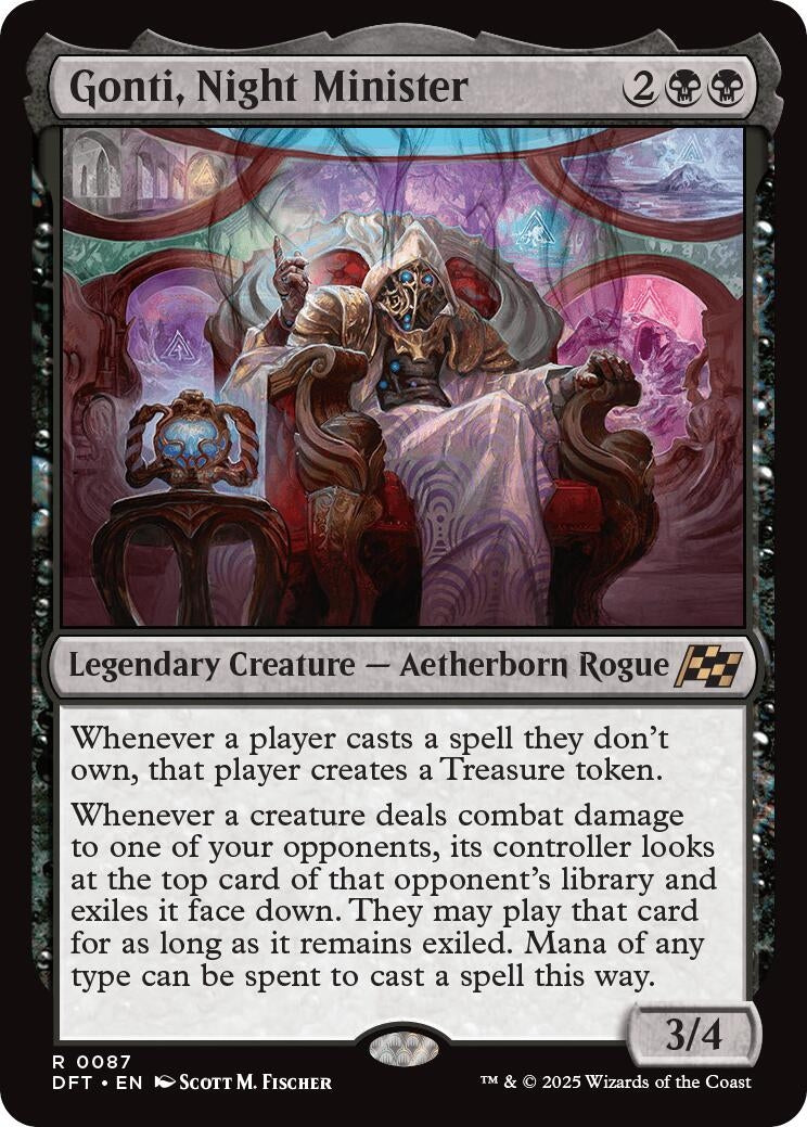 Image for Gonti, Night Minister (87) [Aetherdrift] - Magic: The Gathering