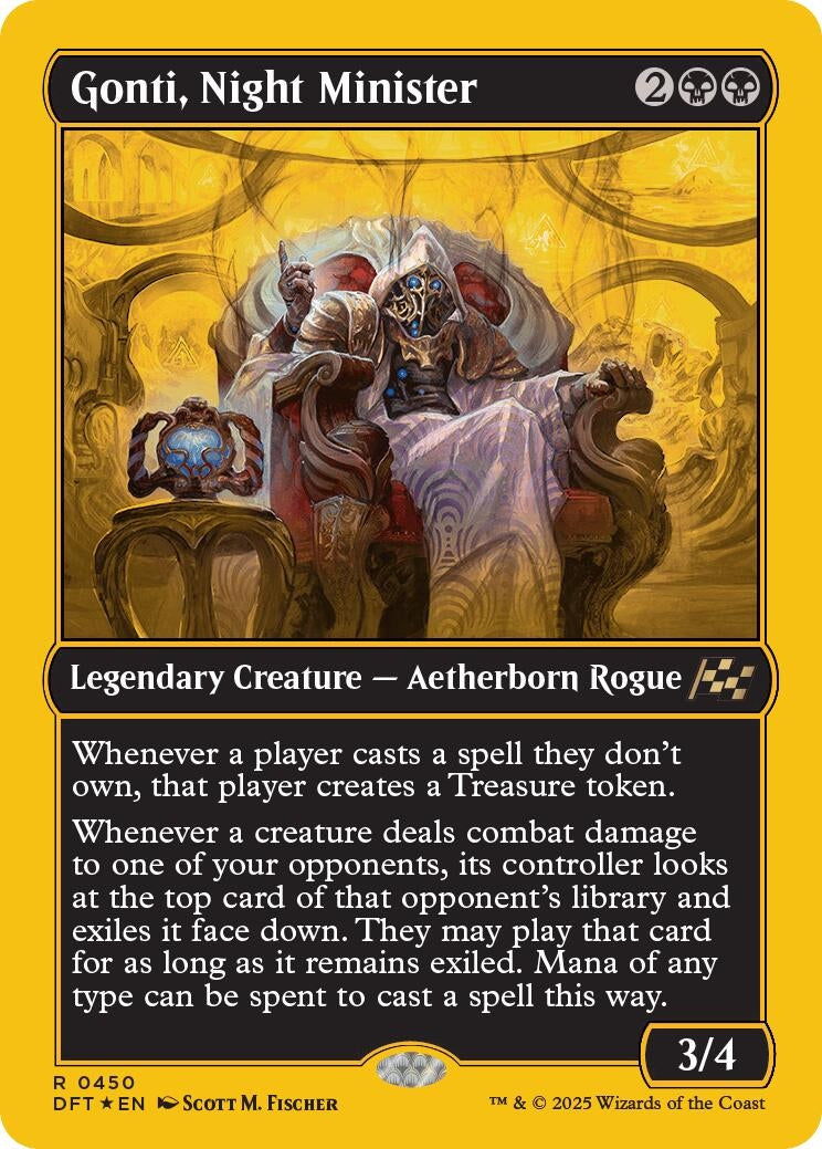 Image for Gonti, Night Minister (First-Place Foil) (450) [Aetherdrift] - Magic: The Gathering