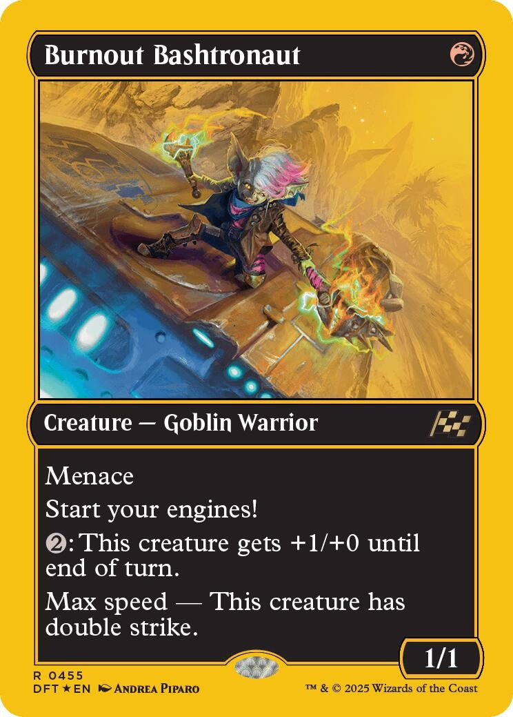 Image for Burnout Bashtronaut (First-Place Foil) (455) [Aetherdrift] - Magic: The Gathering