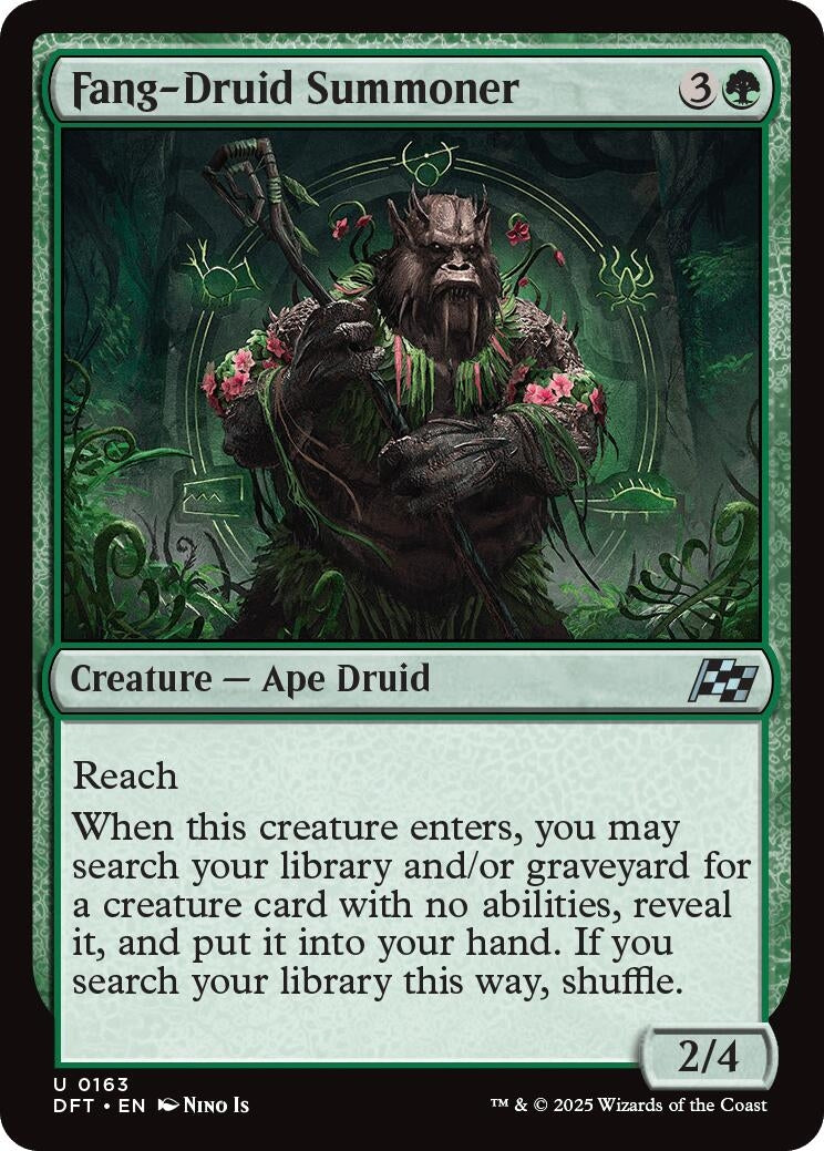 Image for Fang-Druid Summoner (163) [Aetherdrift] - Magic: The Gathering