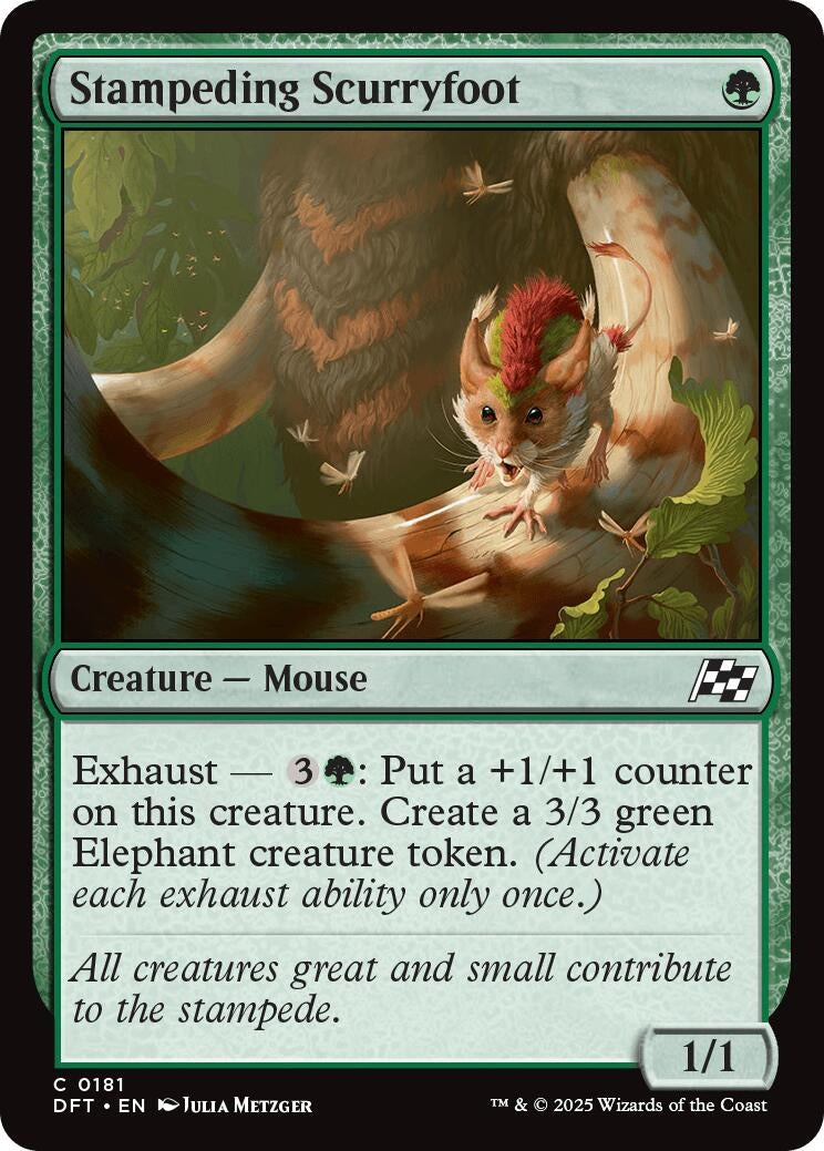 Image for Stampeding Scurryfoot (181) [Aetherdrift] - Magic: The Gathering