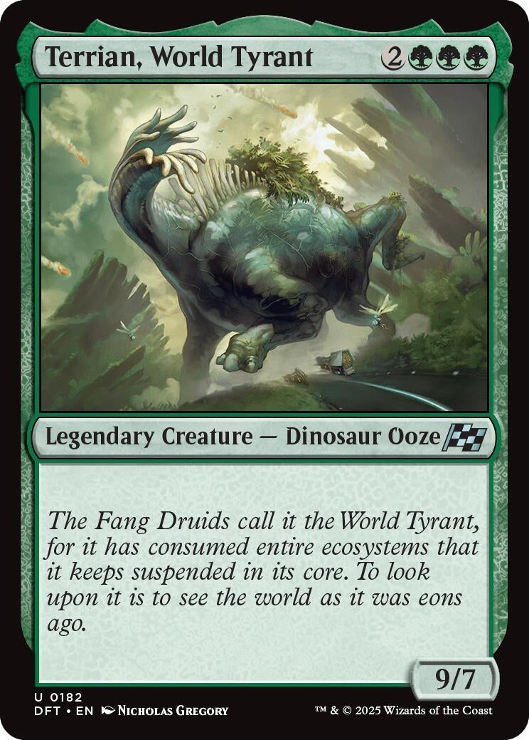 Image for Terrian, World Tyrant (182) [Aetherdrift] - Magic: The Gathering