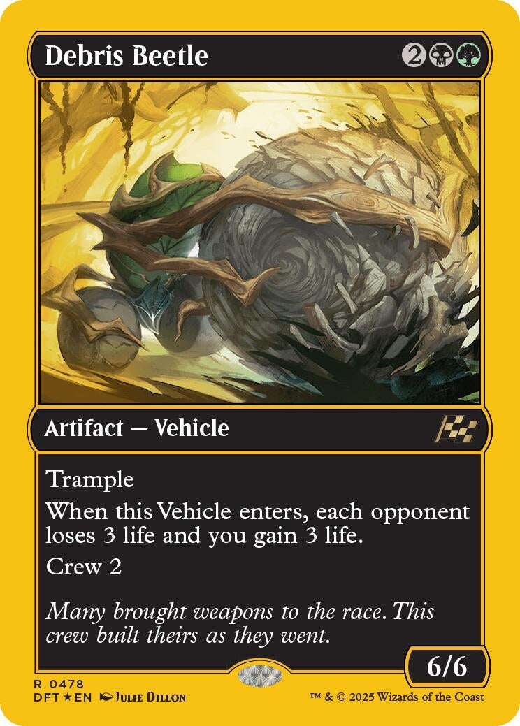 Image for Debris Beetle (First-Place Foil) (478) [Aetherdrift] - Magic: The Gathering