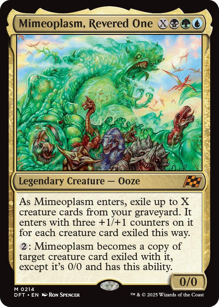 Image for Mimeoplasm, Revered One (214) [Aetherdrift] - Magic: The Gathering