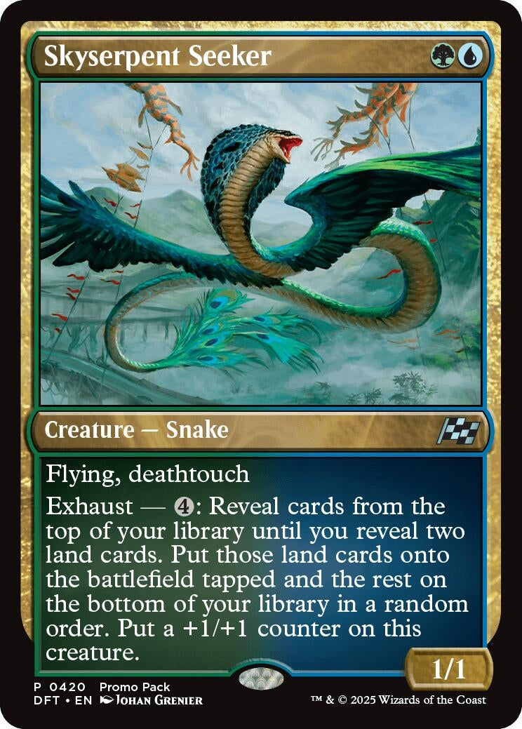 Image for Skyserpent Seeker (420) [Aetherdrift] - Magic: The Gathering