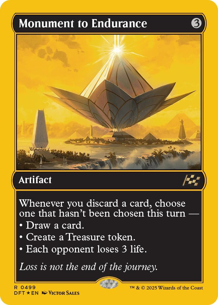 Image for Monument to Endurance (First-Place Foil) (499) [Aetherdrift] - Magic: The Gathering