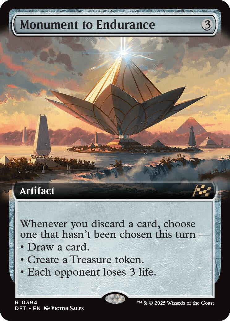 Image for Monument to Endurance (Extended Art) (394) [Aetherdrift] - Magic: The Gathering