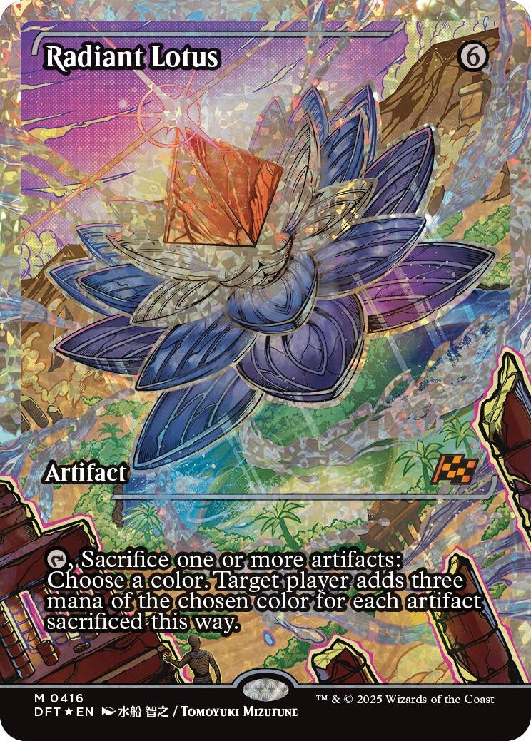 Image for Radiant Lotus (Showcase) (Fracture Foil) (416) [Aetherdrift] - Magic: The Gathering