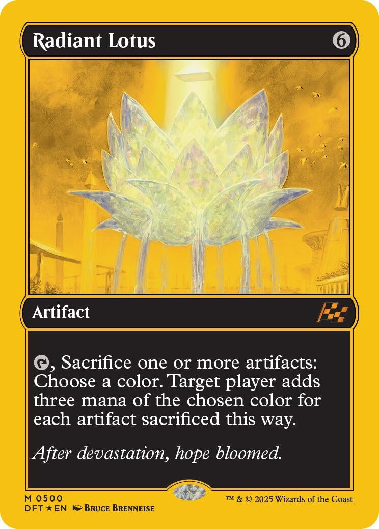 Image for Radiant Lotus (First-Place Foil) (500) [Aetherdrift] - Magic: The Gathering