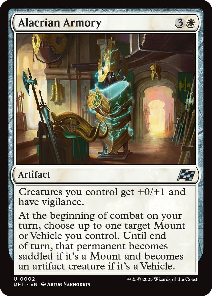 Image for Alacrian Armory (2) [Aetherdrift] - Magic: The Gathering