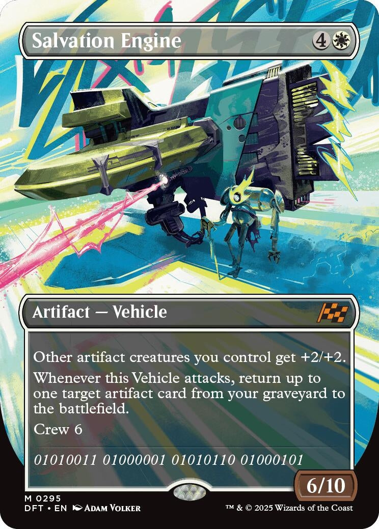 Image for Salvation Engine (Borderless) (295) [Aetherdrift] - Magic: The Gathering