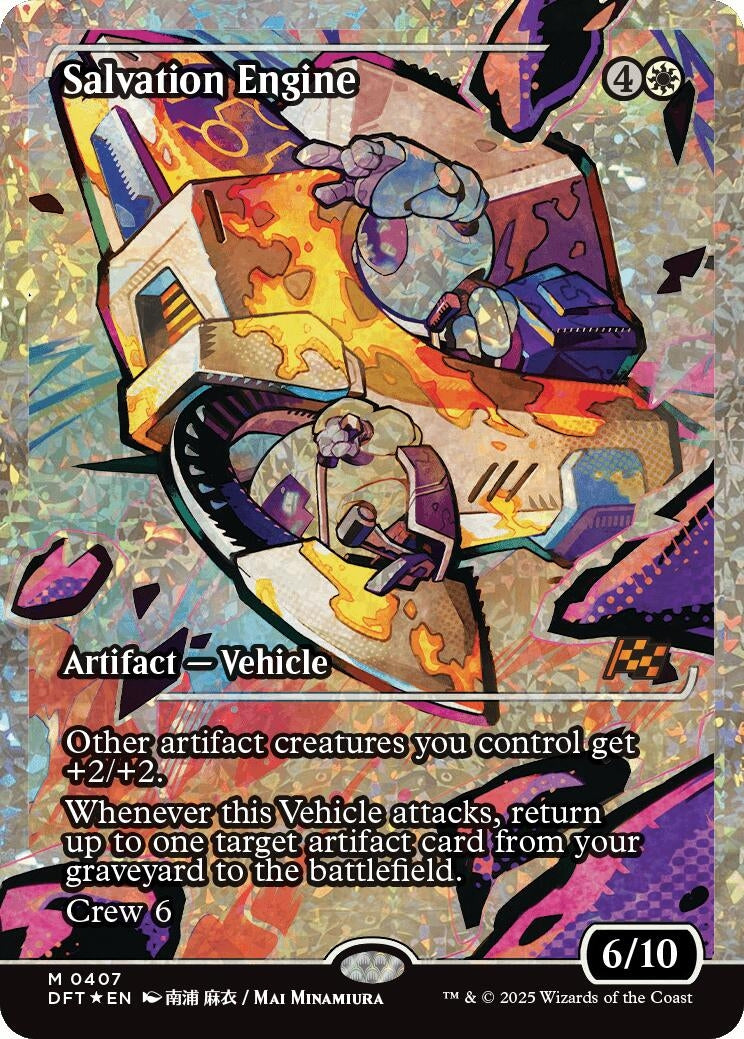 Image for Salvation Engine (Showcase) (Fracture Foil) (407) [Aetherdrift] - Magic: The Gathering