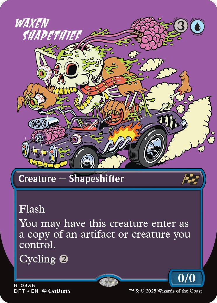 Image for Waxen Shapethief (Borderless) (336) [Aetherdrift] - Magic: The Gathering