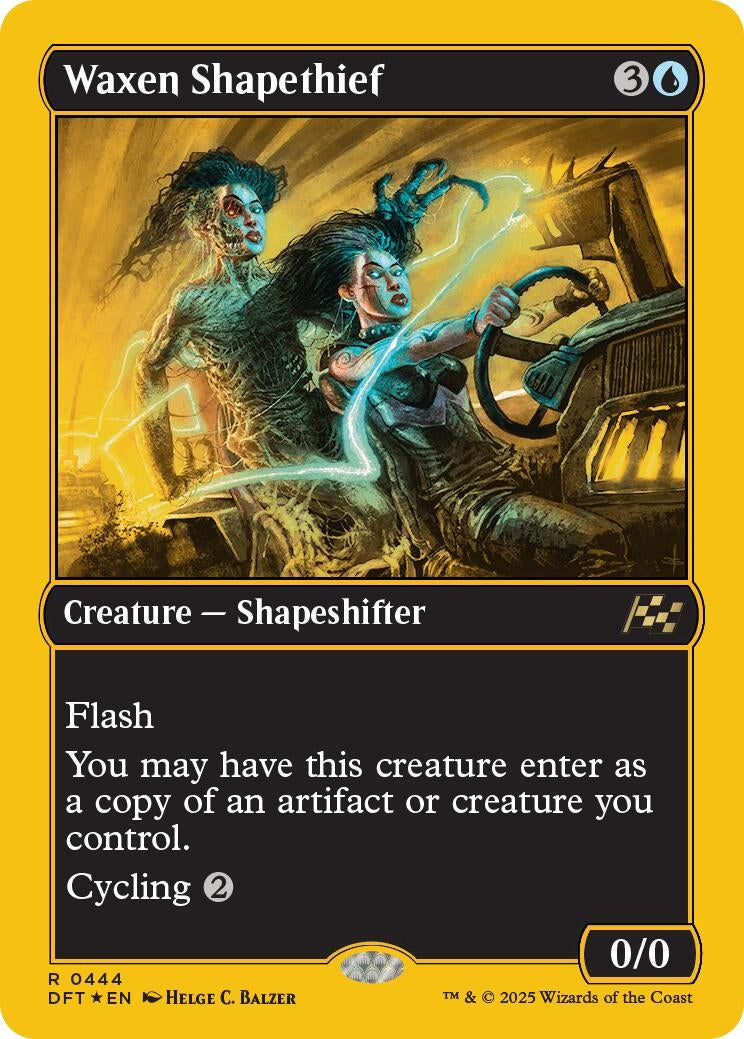Image for Waxen Shapethief (First-Place Foil) (444) [Aetherdrift] - Magic: The Gathering