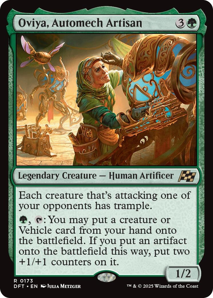Image for Oviya, Automech Artisan (173) [Aetherdrift] - Magic: The Gathering