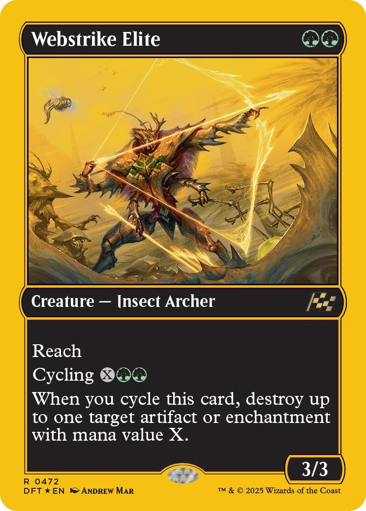 Image for Webstrike Elite (First-Place Foil) (472) [Aetherdrift] - Magic: The Gathering
